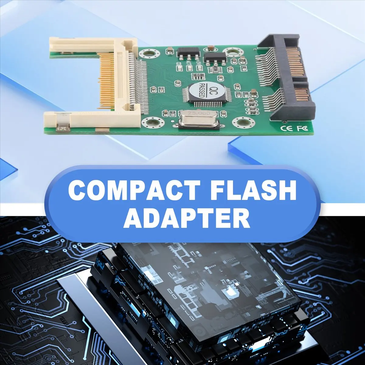 Cmpt And Acce Store Offer PC Accessories Compact Flash CF to Serial ATA SATA Adapter Converter