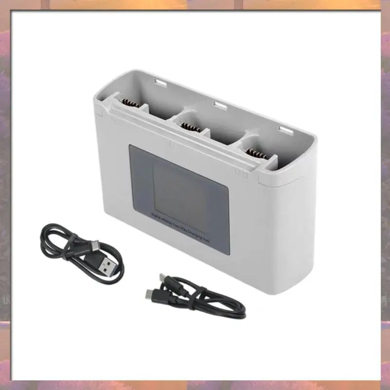 

Top Sale For Mini 2 Battery Two Way Charging Hub 3-Way Butler For Mini 4K/Mini 2 SE Series Drone Charger With Color Display