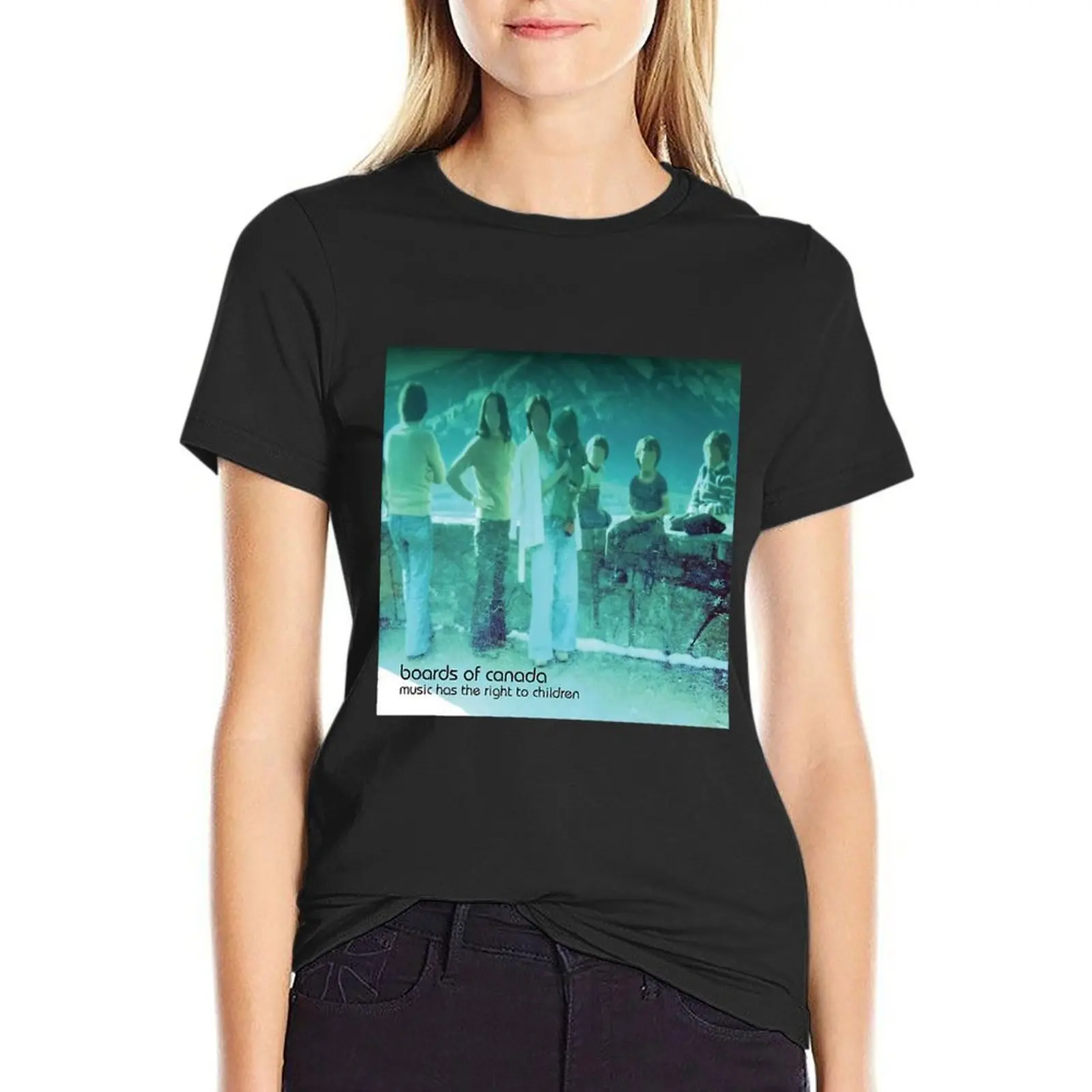 Boards Of Canada Music Has The Right To Children T-Shirt sweat vintage Women tops