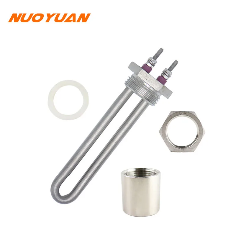 DN25/32mm All Stainless Steel 304 Electric Heating Element for Boiler Heater/Water Dispenser Single U 220V Heaters 800W/1000W