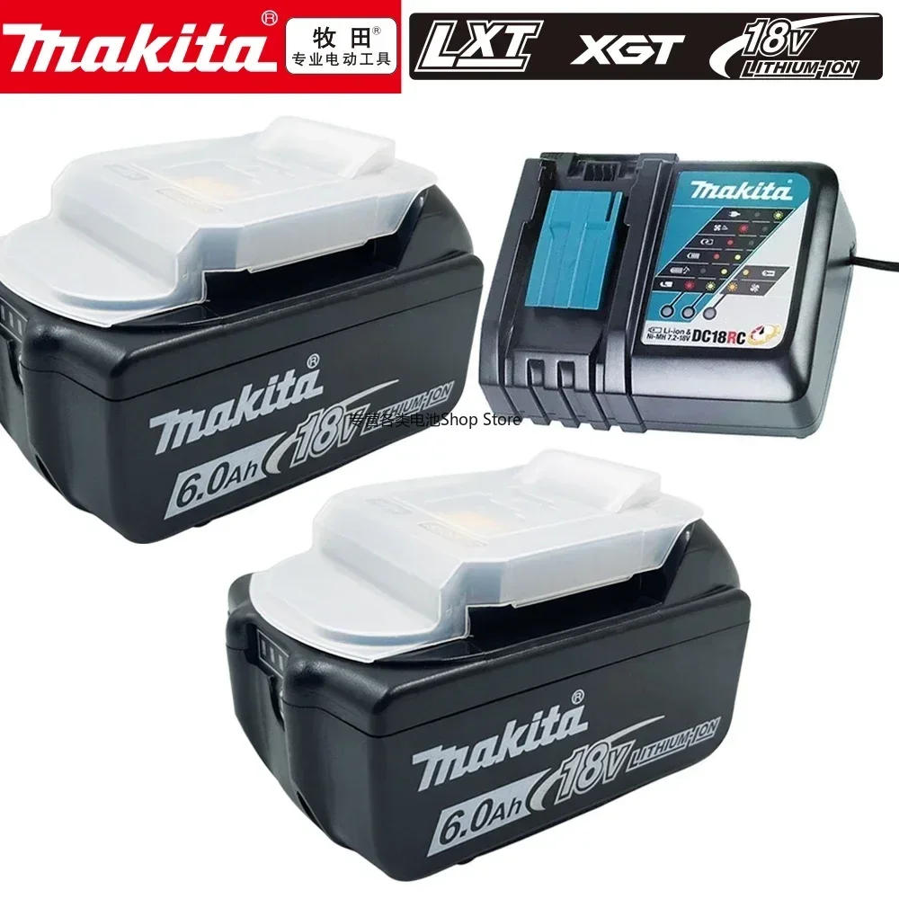 

Genuine Makita 18V Battery 6Ah BL1850B Li-ion Replacement Battery BL1850 BL1860B BL1860 BL1840B BL1830B BL1830 LXT-400 RU