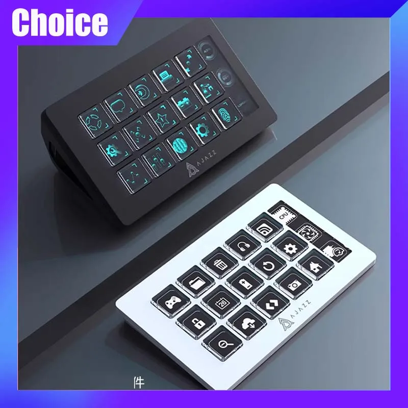 

AJAZZ AKP153 Stream Deck Controller Console 15 Macro Keys Trigger Actions In Apps And Software Like OBS Works With MAC PC Gifts