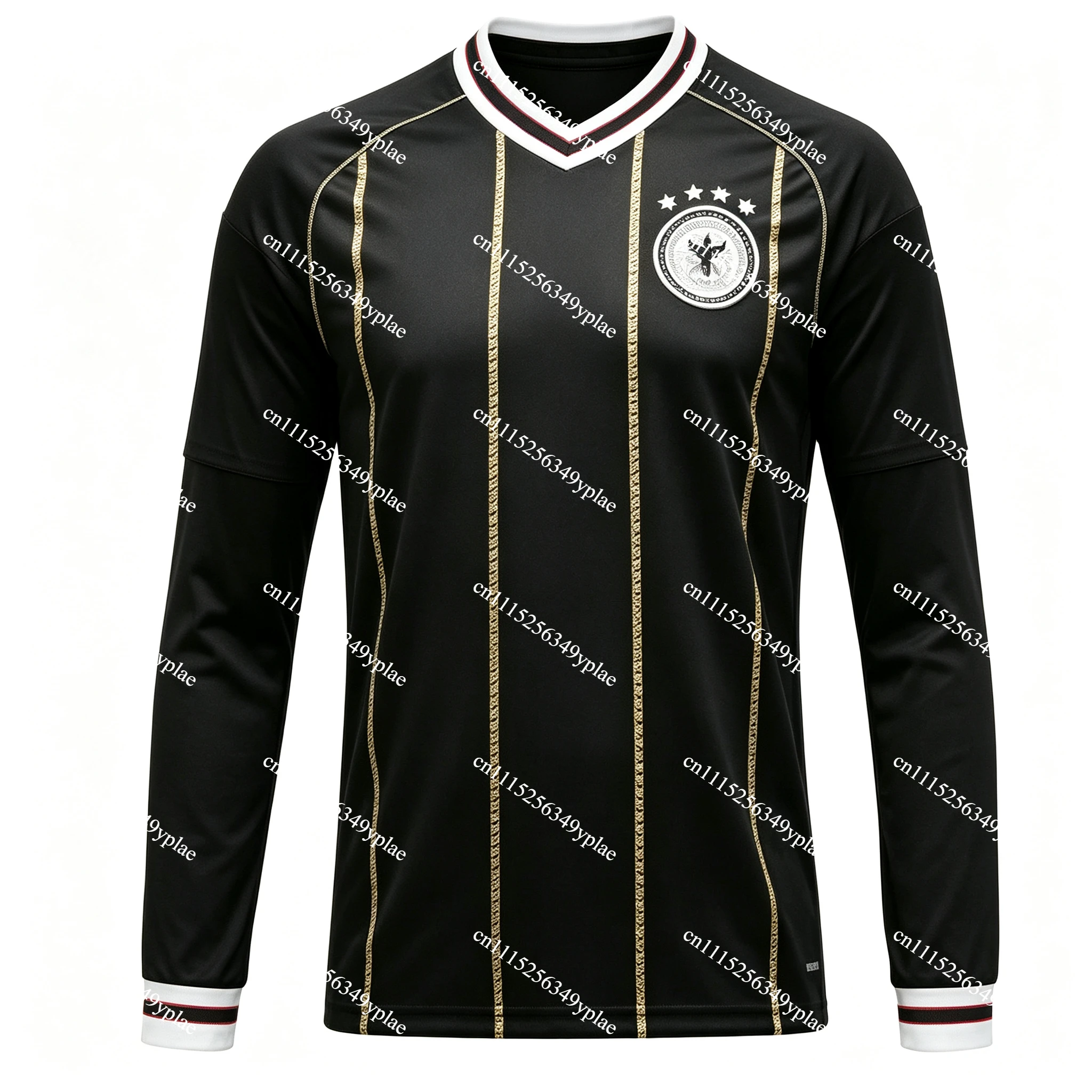 Deutschland 2026 Fußballtrikots Set Damen Fußballshirt Herren Kinder Set Deutschland Langarm Torwart Drittes Trikot Kurzarm – Detail 2