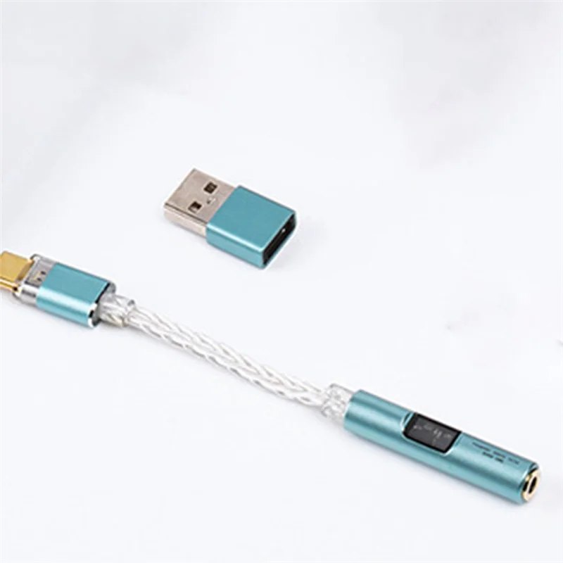 BNVN-Type-C DAC كابل مكبر للصوت MAX97220 OP-AMP IC Hifi محول NK1 MAX فك رقاقة CX31993 سلك OCC مطلي بالفضة #2