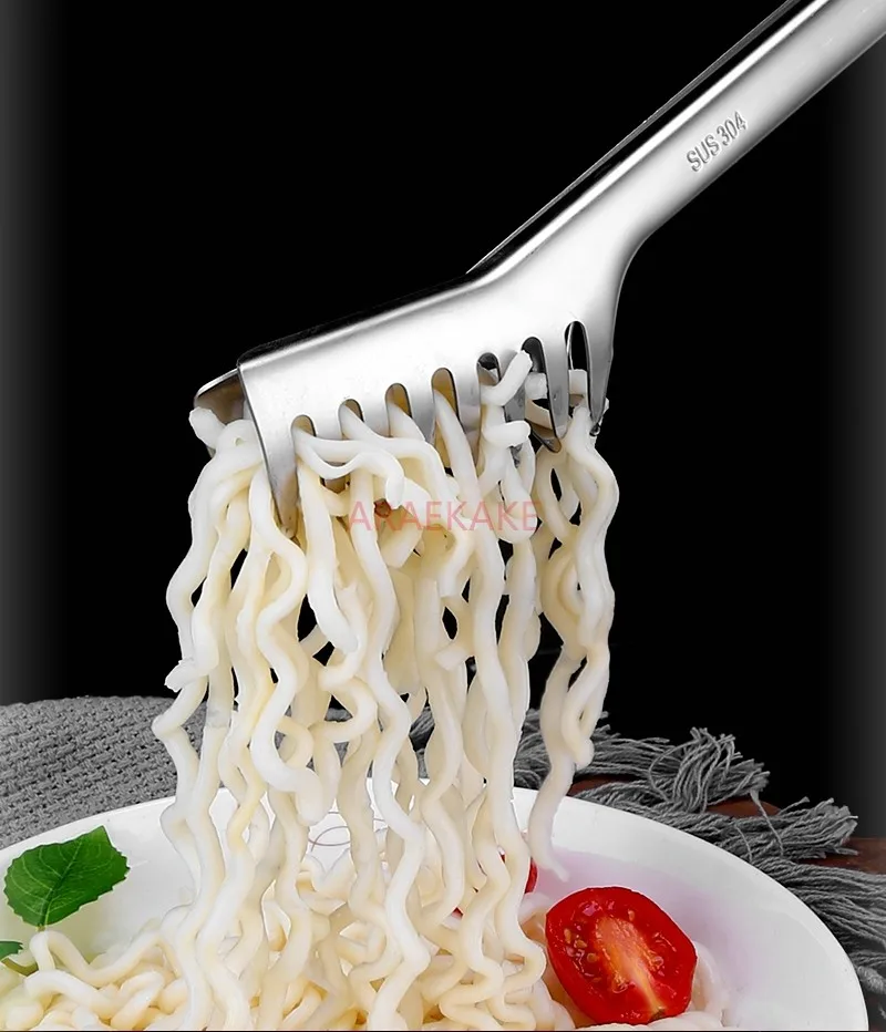 304 Thickened stainless steel anti scald food clip Steak home barbecue clip Spicy Hot Pot Lo mein Rice noodles clip