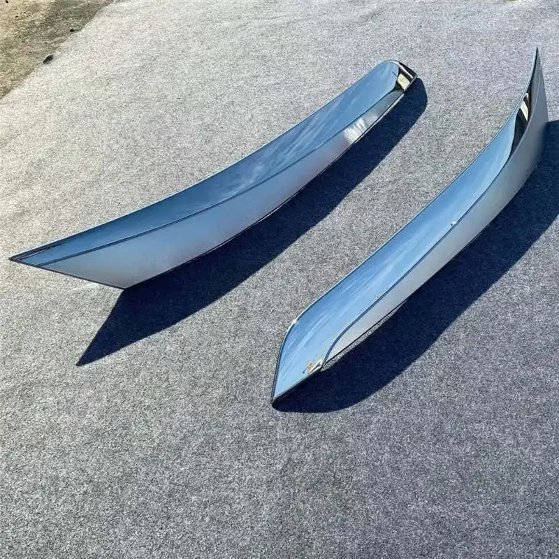 WELKINRY Dla Toyota HiAce 6. generacji 2019-2025 ABS Chromowana przednia lampa samochodowa Światło powieki Brwi Maska Kaptur Boczne wykończenie