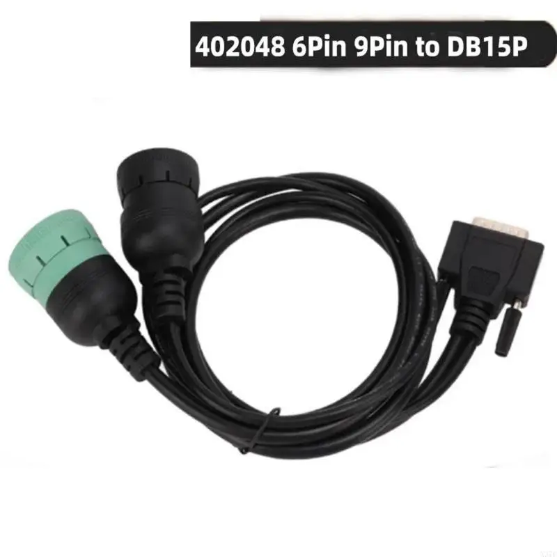 402048 Vehicle Diagnostic Tool Cable PVC DB15 Male Testing Wire For J1939 And J1708 Truck Communication X37F