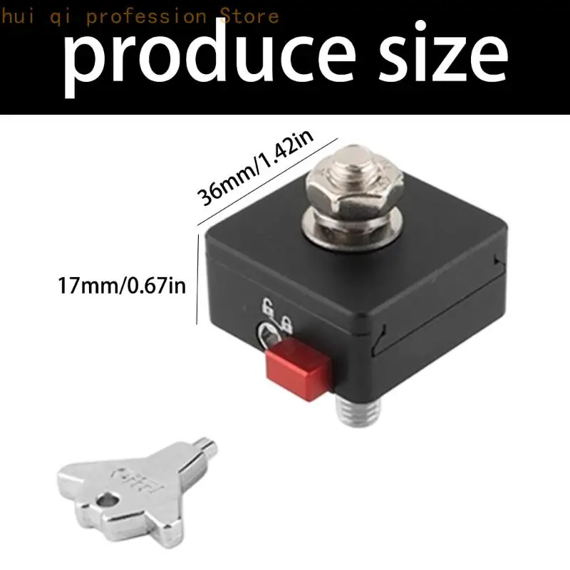 2 Stück Aluminiumlegierung LED-Lichthalterung mit Tastensperre für Geländewagen 8 mm H8WE – Detail 6