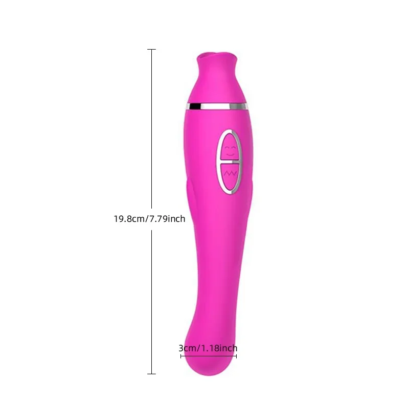 YEQU Adult Couple Sexual Toys: G-spot Stimulating Vibrator for Self-Pleasure, Breast Licking Device, Female Sucking Vibrator