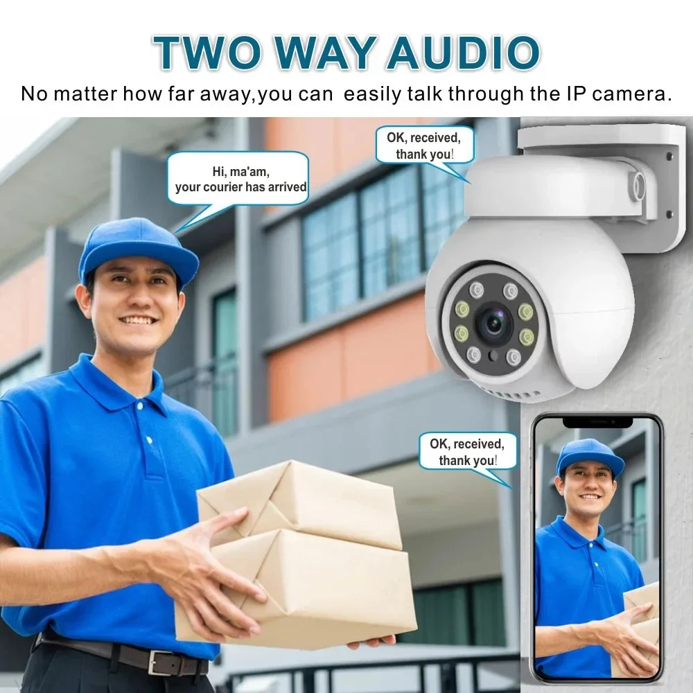 8CH مقاوم للماء IP AHD نظام المراقبة 5MP كاميرا متحركة الهاتف المحمول التحكم عن بعد للرؤية الليلية اتجاهين صوت دعم سحابة