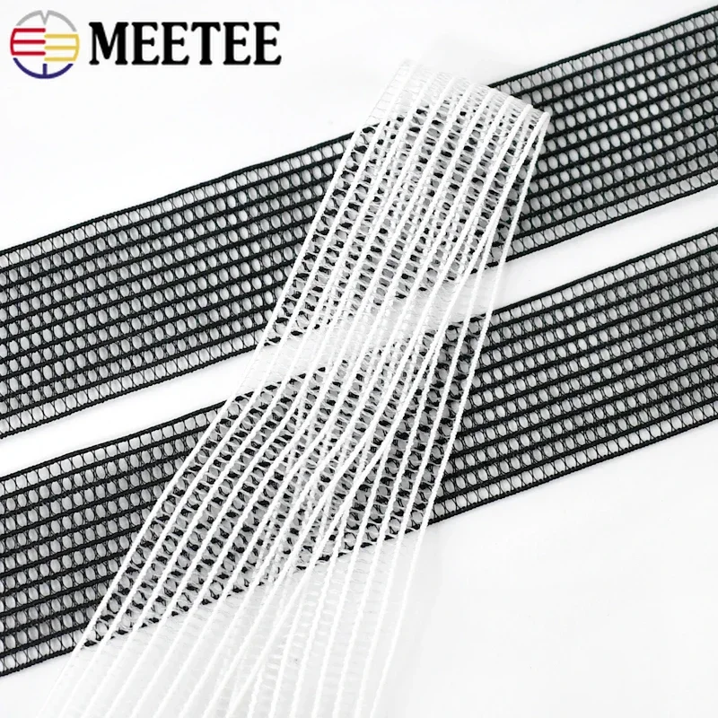 10/20Meters 20-50mm Soft Mesh Elastic Bands for Underwear Net Elastics Rubber Ribbon DIY Garment Sewing Accessory Decor Trimming