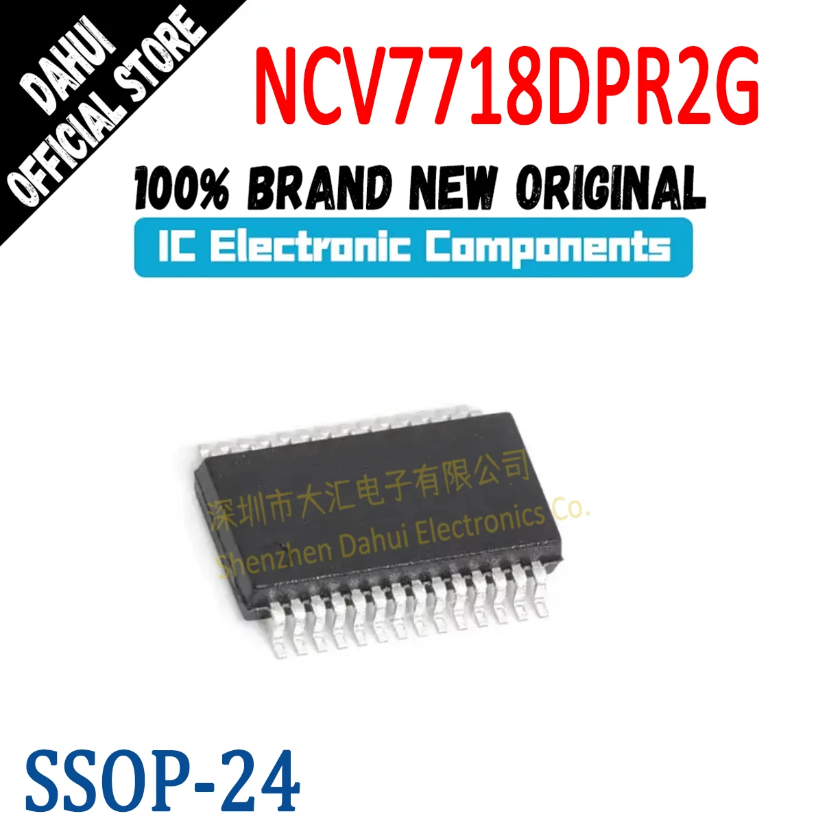 NCV7718DPR2G Silk Printing NCV7718 SSOP-24 Motor Driver Chip IC New Original