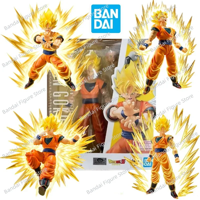 

Оригинальный S.H.Figuarts Super Saiyan Full Power Son Goku Dragon Ball Z в наличии, коллекция аниме-фигурок, модель игрушки