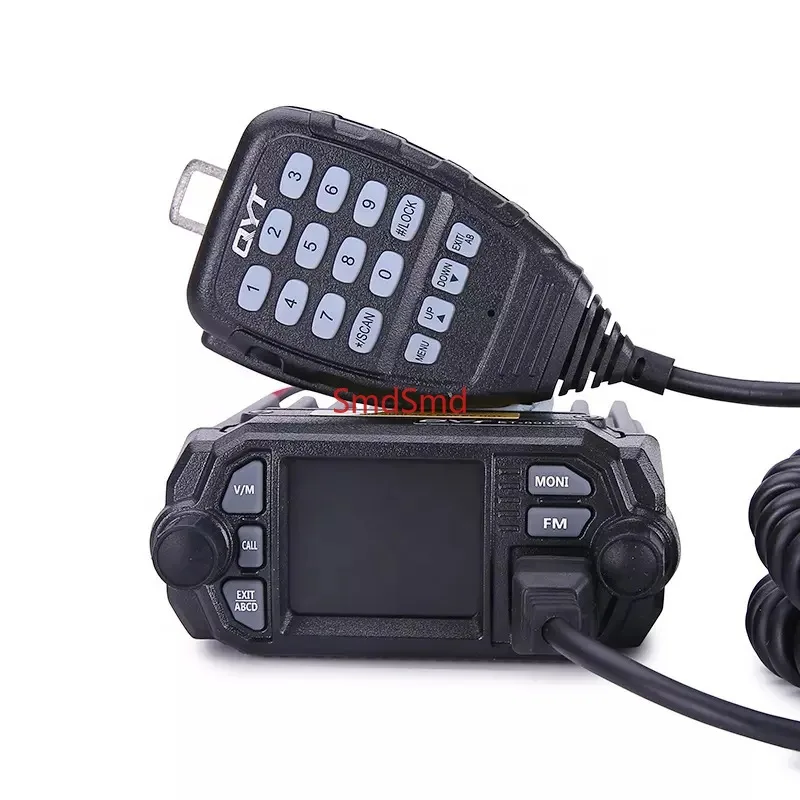 Rádio Móvel KT-8900D com Tela LCD Colorida, 25W, Banda Dupla VHF136-174 UHF400-480MHz, Rádio Veicular com Display Quádruplo, Transceptor FM KT8900D