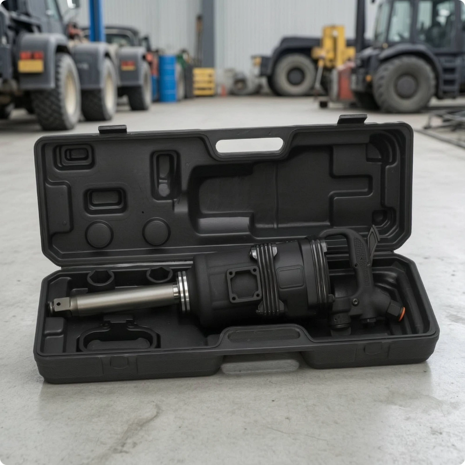 Pneumatic Impact Wrench Powerful Air Impact Wrench Tool Portable Full Accessories for Mechanics, Automotive Repair, Garage
