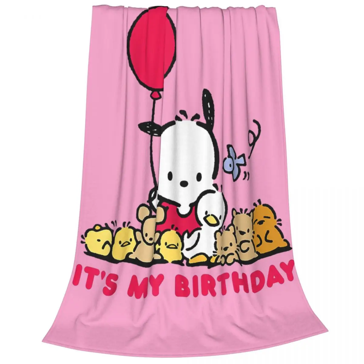 Одеяло Pochacco It's My Birthday, фланелевые ультра-мягкие пледы для кровати, коврика