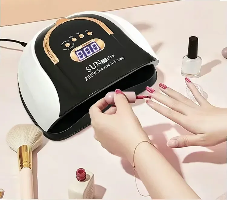 Professional UV LED Nail Dryer, 256W Fast Curing System for Salon Gel Polish