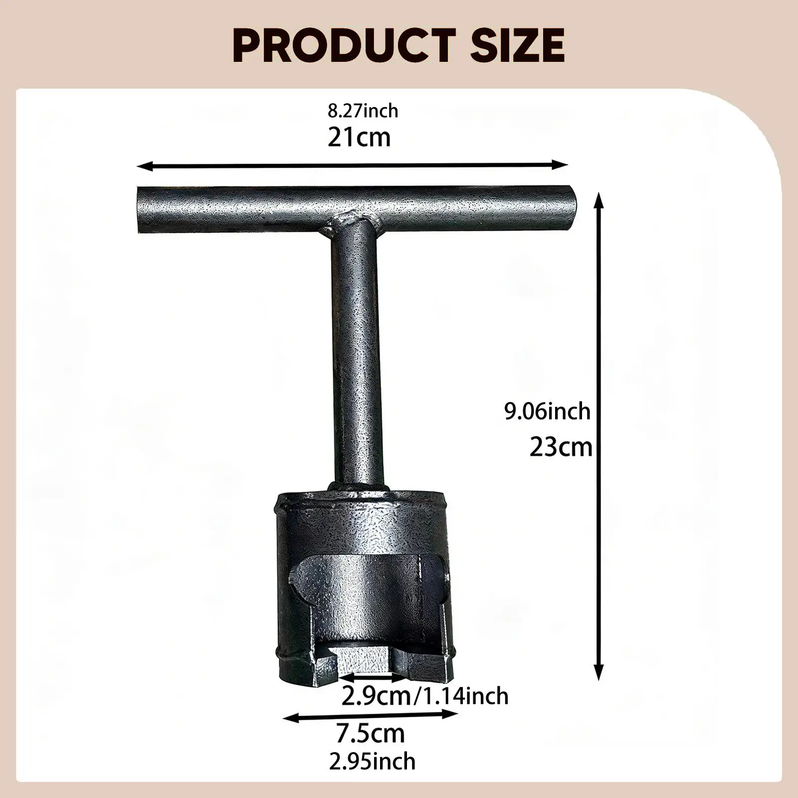 

Gas Valve Wrench Spanner, Labor Saving Steel Multipurpose Repair Tools Disassembly Tool Pressure Reducing Valve Wrench Gas Tools