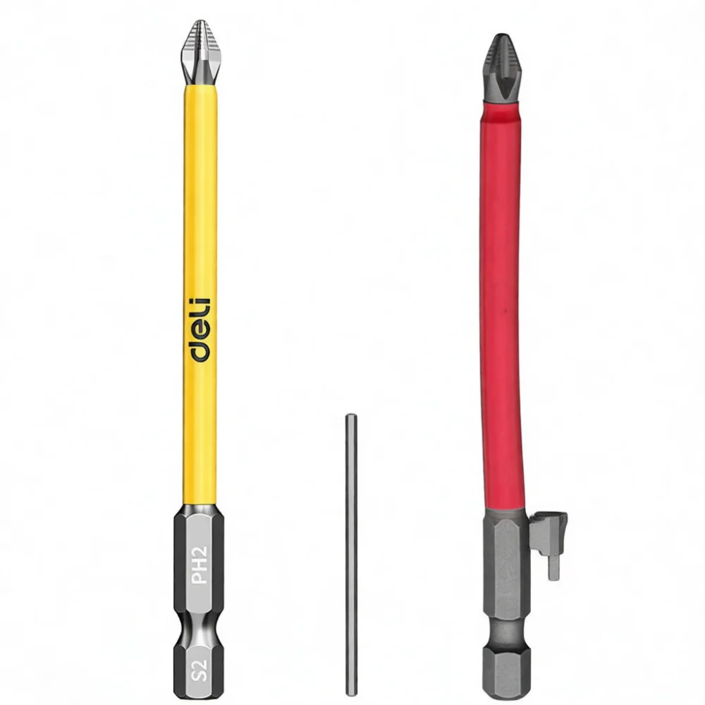 Heavy Duty Magnetic Phillips Screwdriver Bits Anti Slip Cross Head For Electric Impact Drill Accessory Durable Repair Tool
