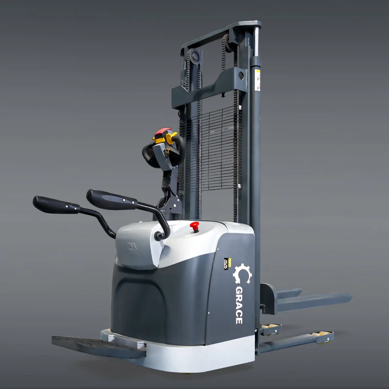 Stand on Driving 1.5ton 2 Ton 3m Fully Automatic Electric Forklifts view 4