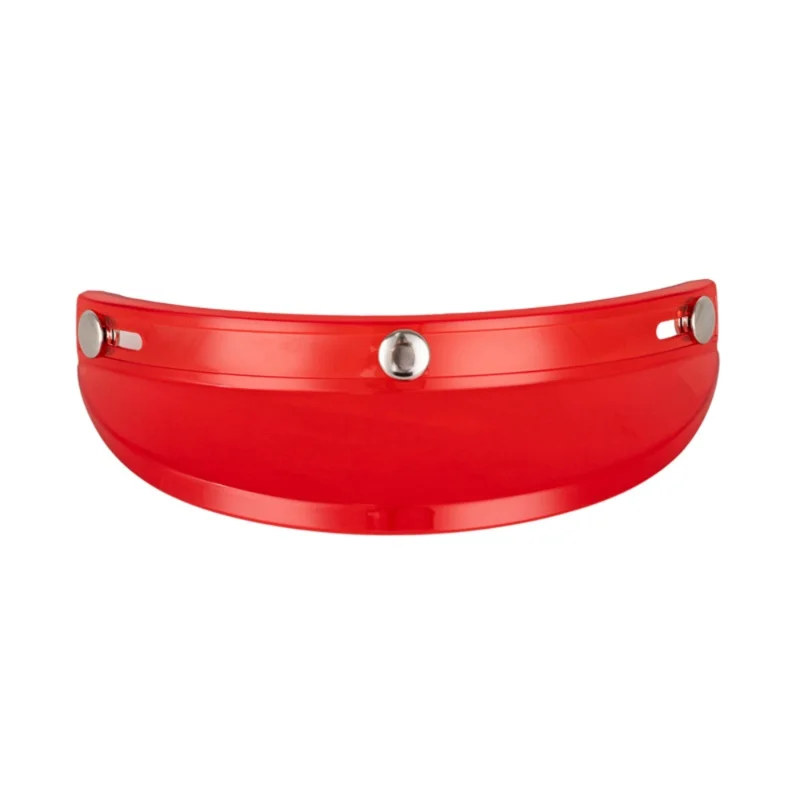 Helmet Peak Shield 3 Snap-Button Visor Flip Up Wind Shield Open Face 3/4 Retro Motorcycle Helmet Sun Shade Protector