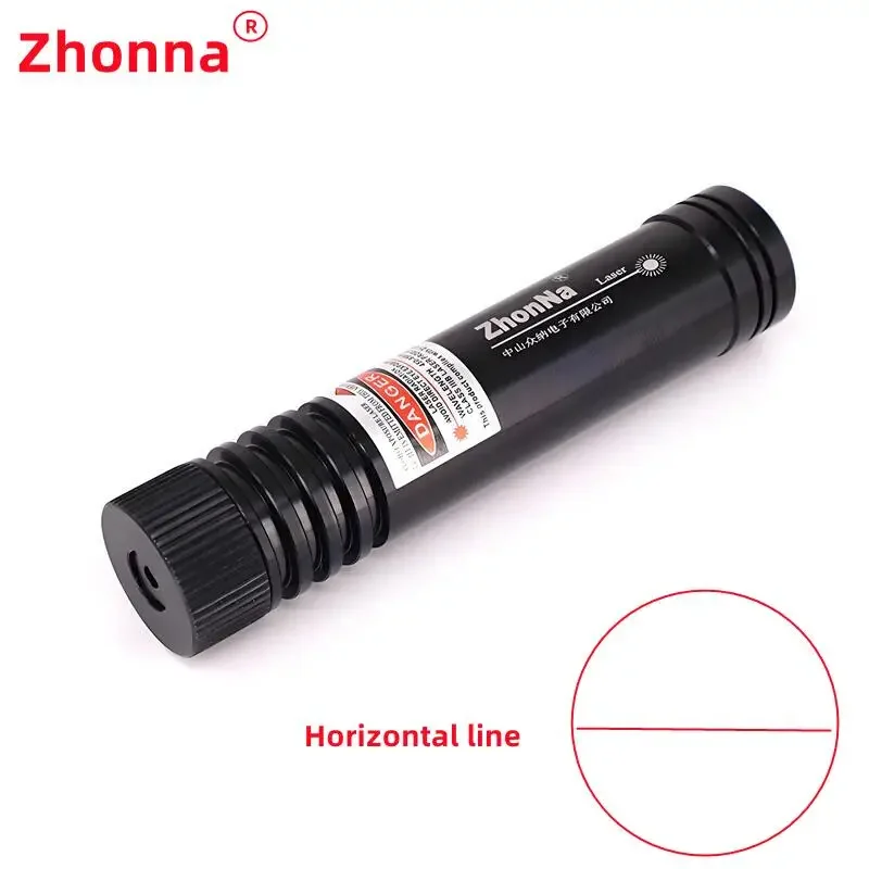 660nm200  Red Laser Positioning Module for Wood&Stone Cutting, Horizontal & Cross Lines, USB-A Charging, DC5521 Cable, 3-5V