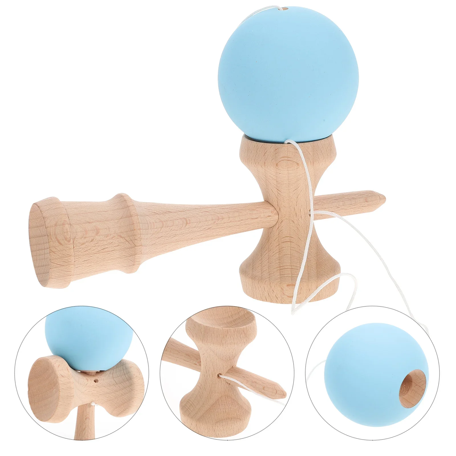 Jouet de balle d'épée en bois pour enfants, tasse de compétence, jeux de plein air, jouets amusants, cadeau d'anniversaire sportif, 1 ensemble