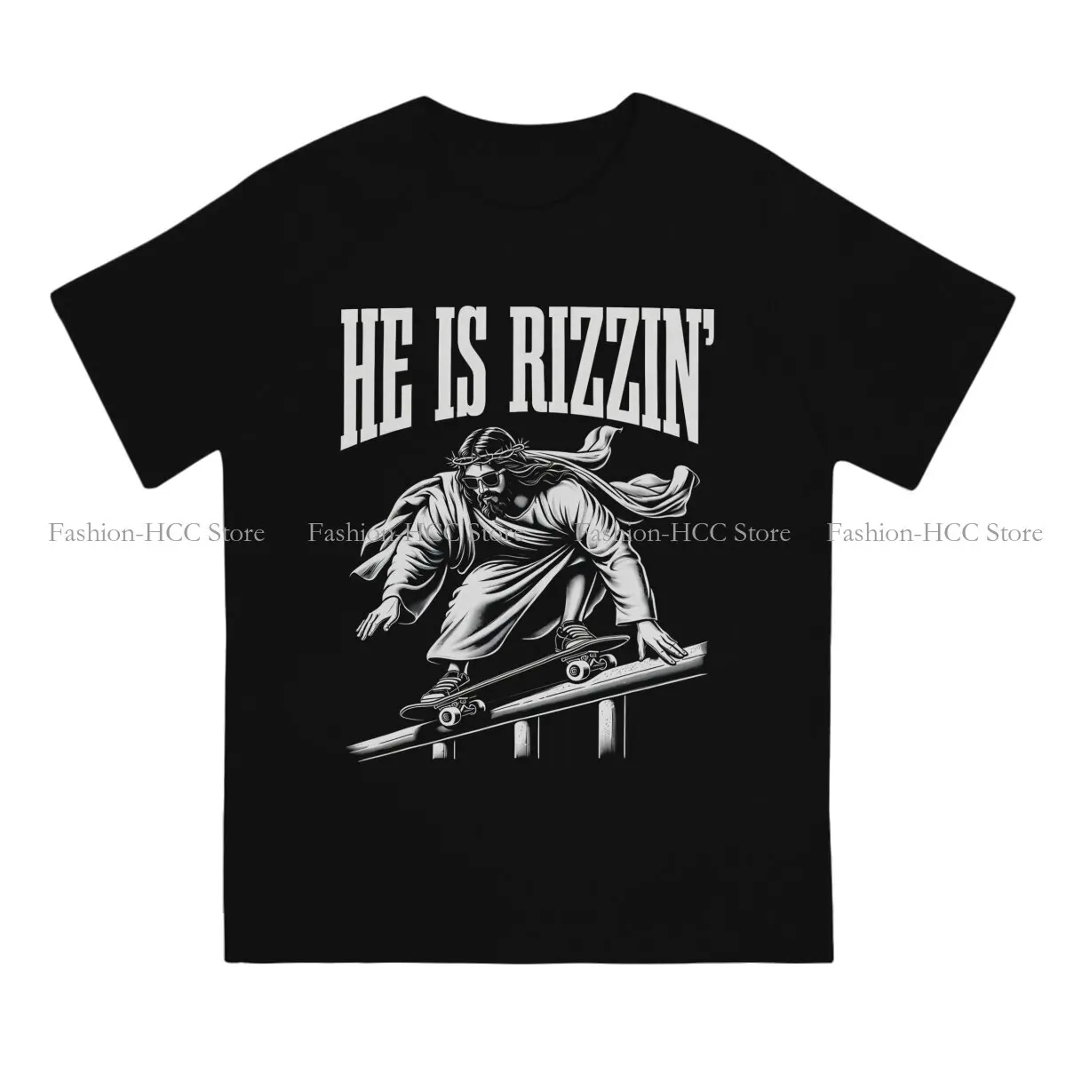 Style TShirt He Is Rizzin Meme Jesus Comfortable New Design Graphic  T Shirt Stuff