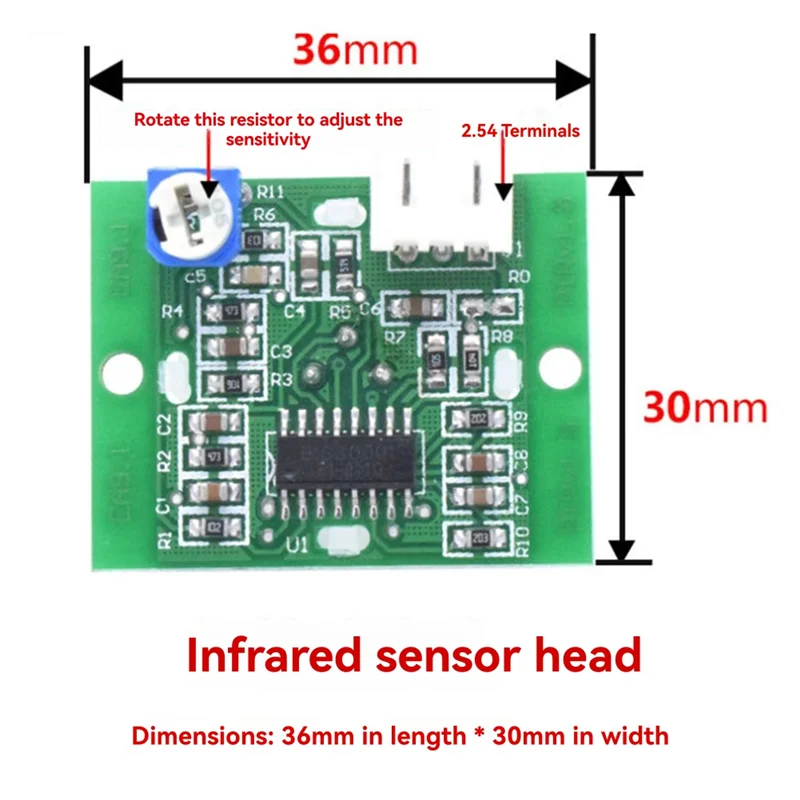 B04C-Recording Module MP3 Music Voice Player Kit With PIR Infrared Sensor Supports USB Download Without TF Card DIY