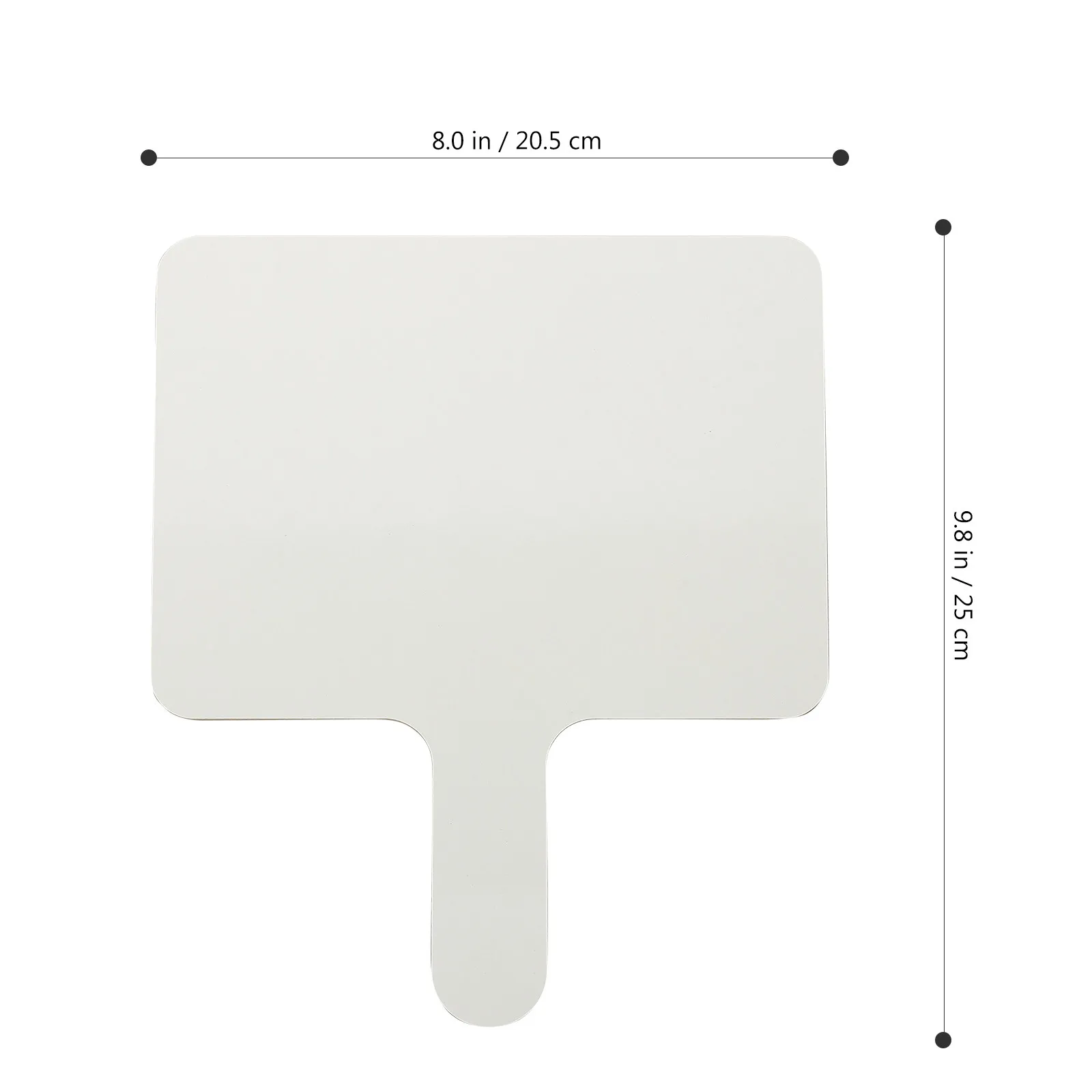 Reusable Dry Erase Answer Paddle Handheld Whiteboard Double Sided for Classroom Students Co Workers Quiet Individual Response