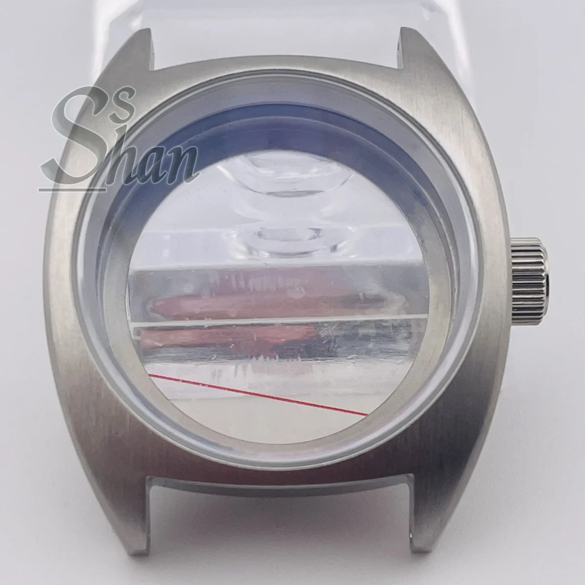 

36mm 39mm silver cases large and small crowns double-dome coated glass suitable for NH34 NH35 NH36 ETA2824 NH38 PT5000 movements