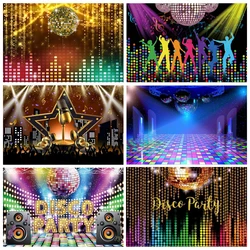 Vinyl Disco glitter party decorations backdrop supplies accessories decor  decoration for events banner background