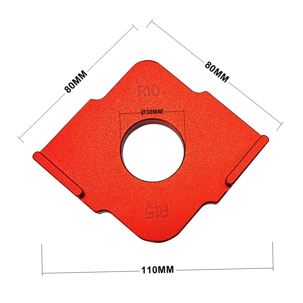 

Engraving machine, trimming machine R angle, arc template, woodworking rounded corner quick locator