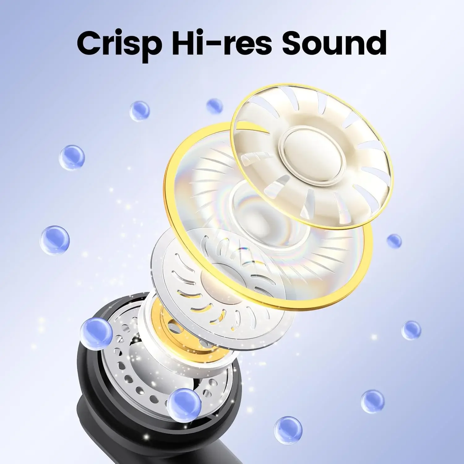 سماعات بلوتوث لاسلكية غامرة HD صوت عميق باس HiFi صوت ستيريو LED عرض الطاقة لتشغيل رياضات الألعاب