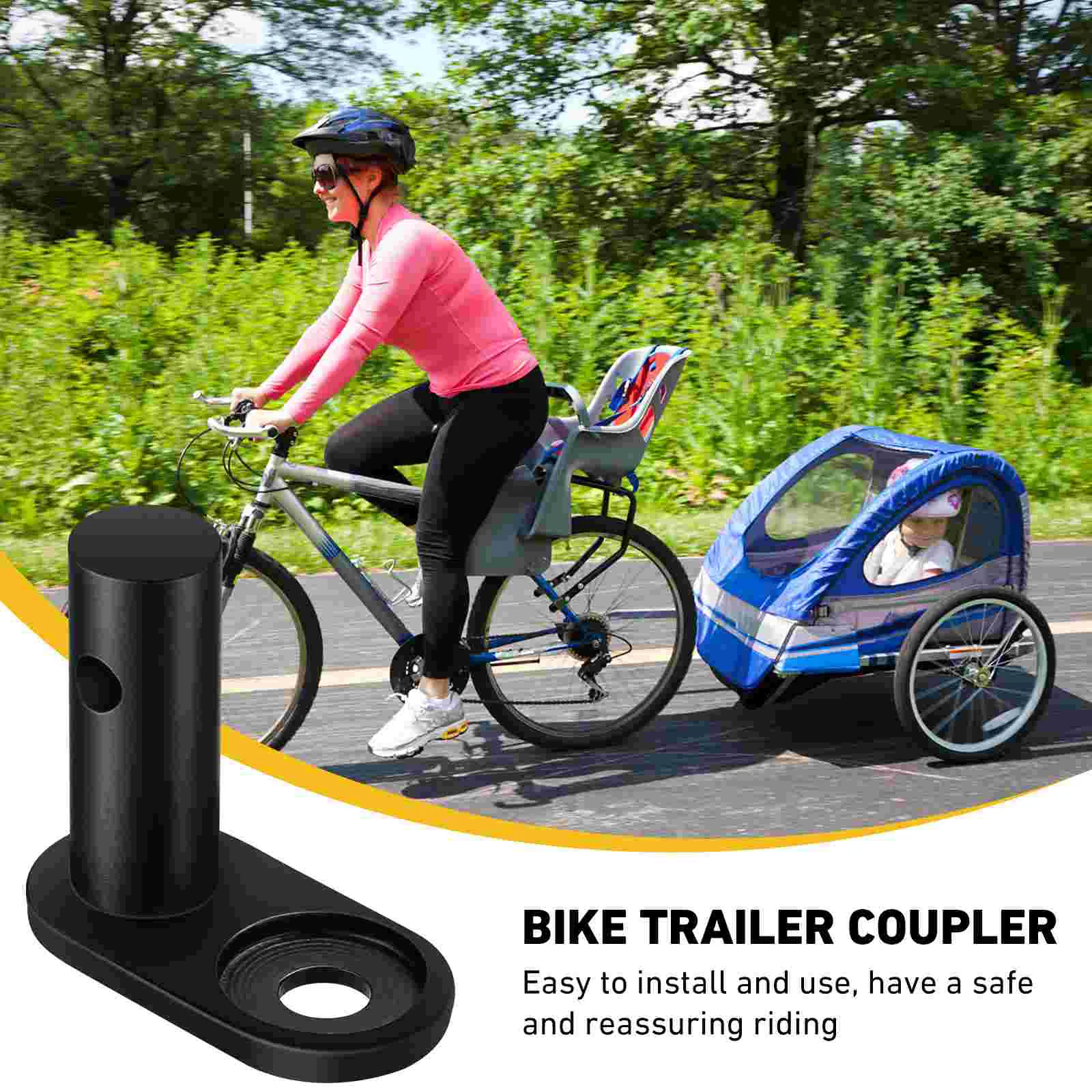 Bike Trailer Attachment Cycling Coupler Adapter Cycle Appendix Hitch Connector Baby