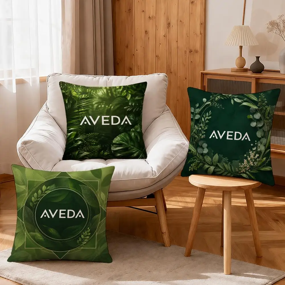 Brand Aveda Cushion Cover Linen Anti-Mite Antibacterial Cushion Cover Invisible Zipper Sofa Decor