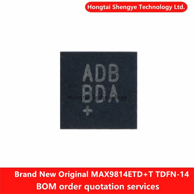 New Original MAX9814ETD+T TDFN-14 Audio Power Amplifier IC Chip Original Stock SMT