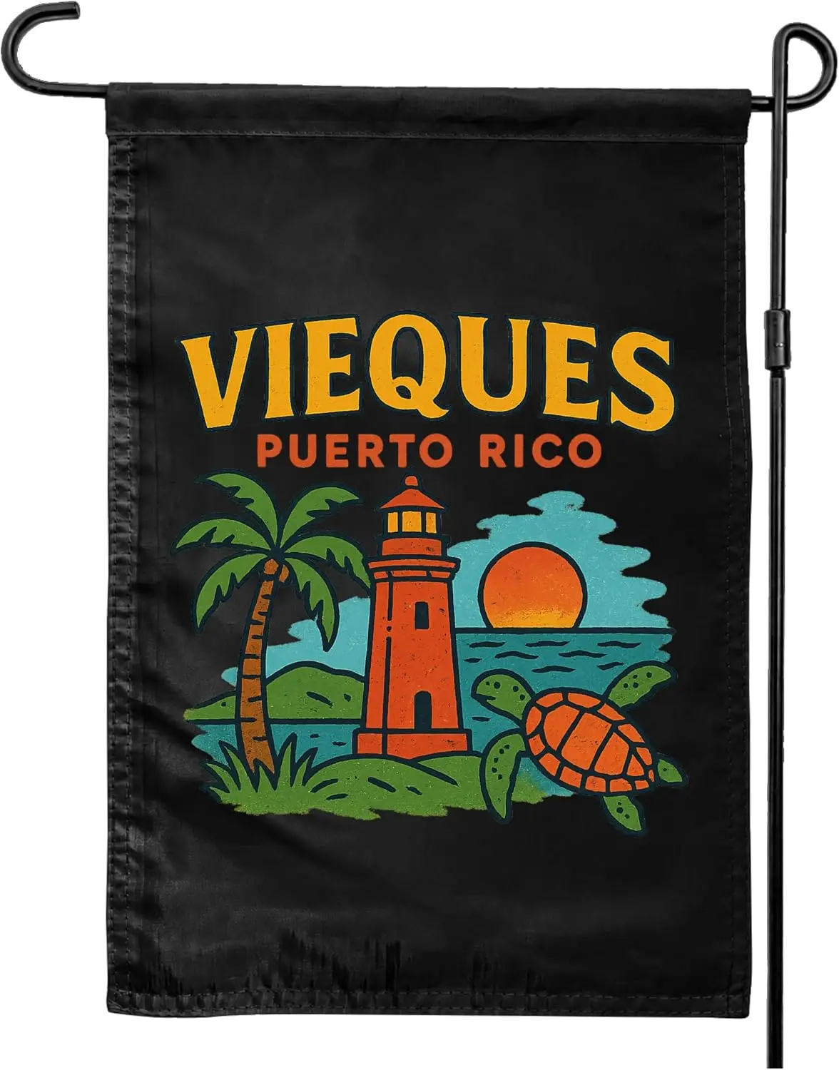 Vieques Puerto Rico Vintage Design Souvenir 14