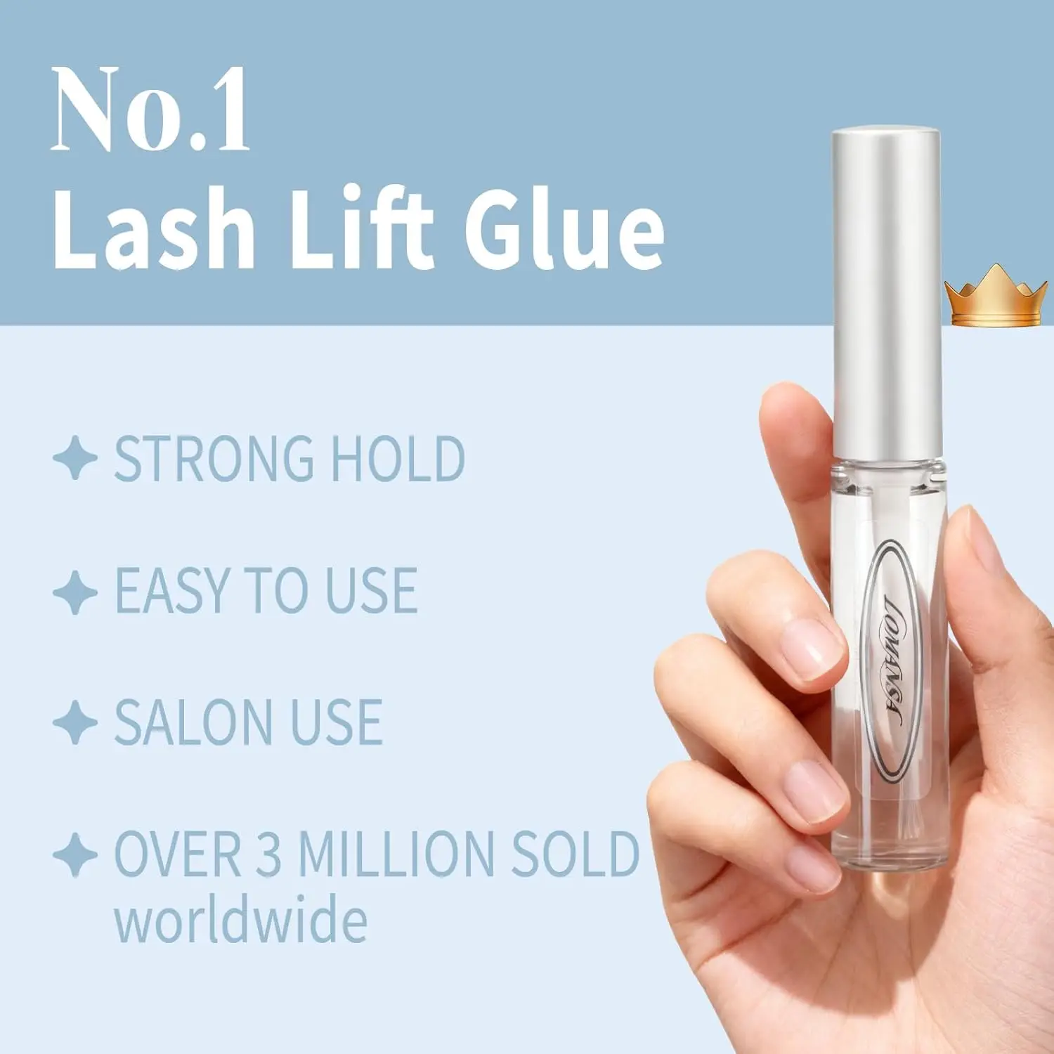 Lomansa Korea 5ml Strong Lash Lift Glue Eyelash Lift do podnoszenia i podkręcania rzęs Eyelash Perm Lash Lift Adhesive Makeup Tool — zdjęcie 5