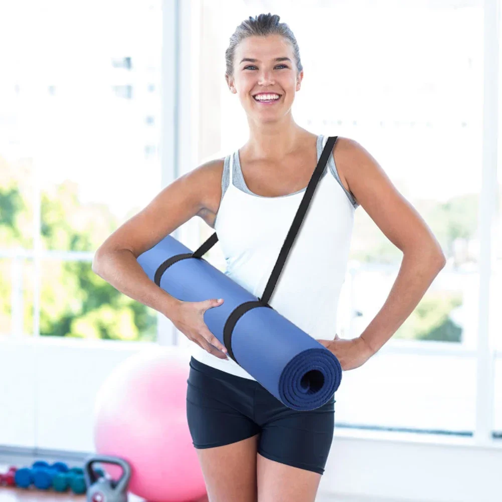 1-5PCS Yoga Mat Strap Adjustable Yoga Mat Holder Strap Elastic Sports Sling Shoulder Carry Belt Storage Strap for All Mat Sizes
