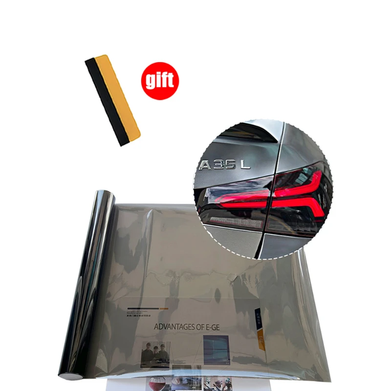 Car Lamp Film Fog Lamp Taillight Waterproof Protective Film Sticker PVC Scratch Resistant Film Kit Car Decorative Accessories