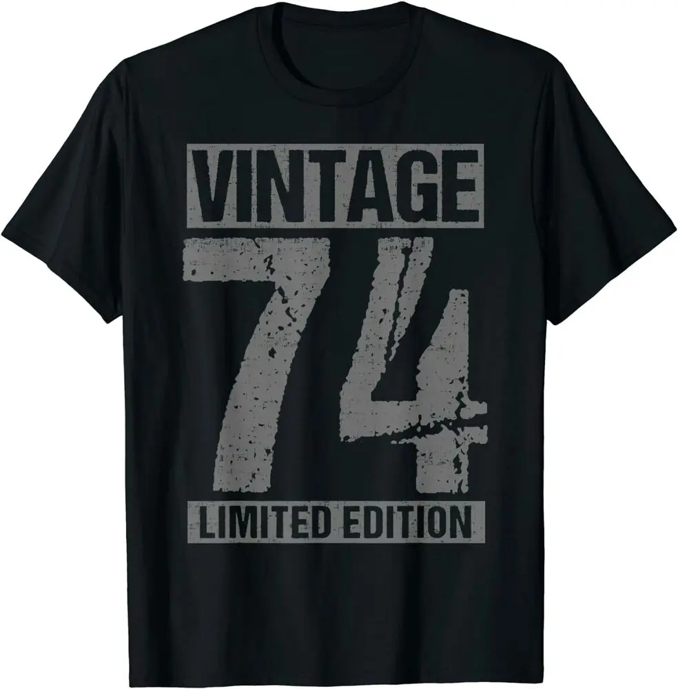 48 Years Old Vintage 1974 48th Birthday Decoration Men Women Gift T-Shirt S-3XL