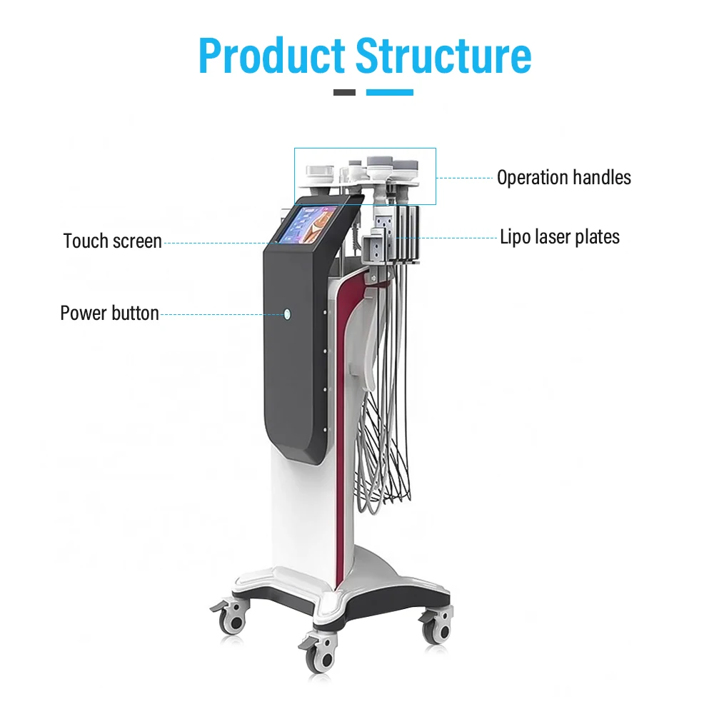 30K 50K 80K Vacuum Cavitation Machine Professional Standing Massager Lipolaser RF Body Shape Body Sculpting Salon