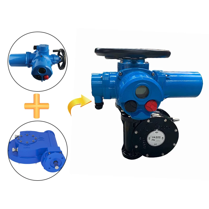 

Part-turn Intelligent Electric Valve Actuator With Gearbox