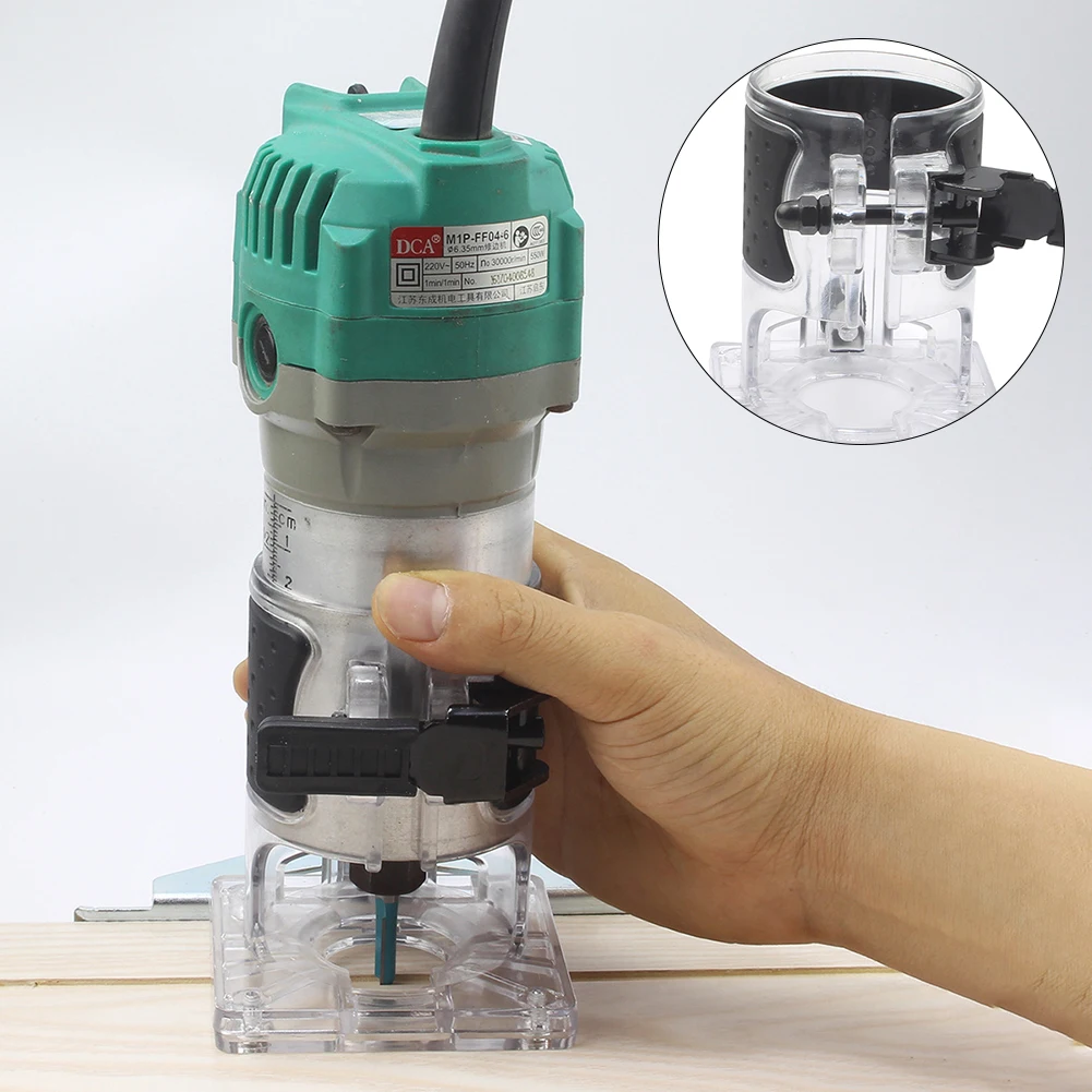 Hot Sale Base Cover Electric Power Tools Transparent Wooden Router Woodworking Cutter Fixing For Trimming Machine
