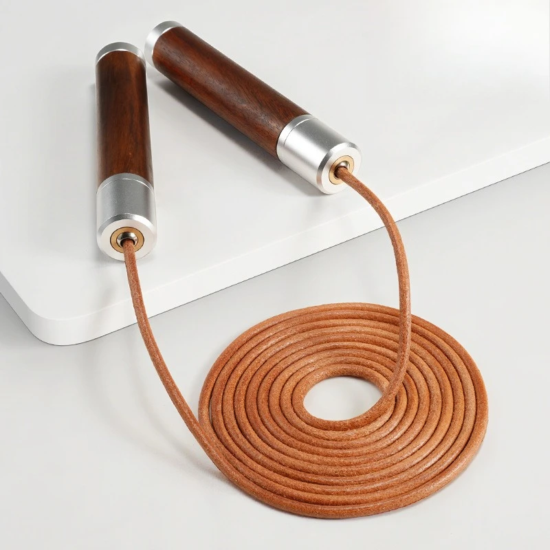 Sandalwood jump rope high-speed bearing for adult fitness and men's physical fitness