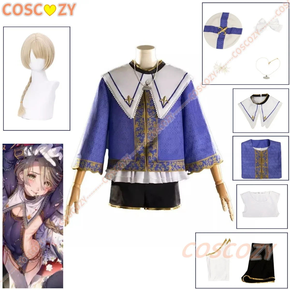 Woman Anime Clothes Comic Cosplay Shounen Jeanne Jeanne-kun Cosplay Costume Hair Wig Halloween Party Cute Dress