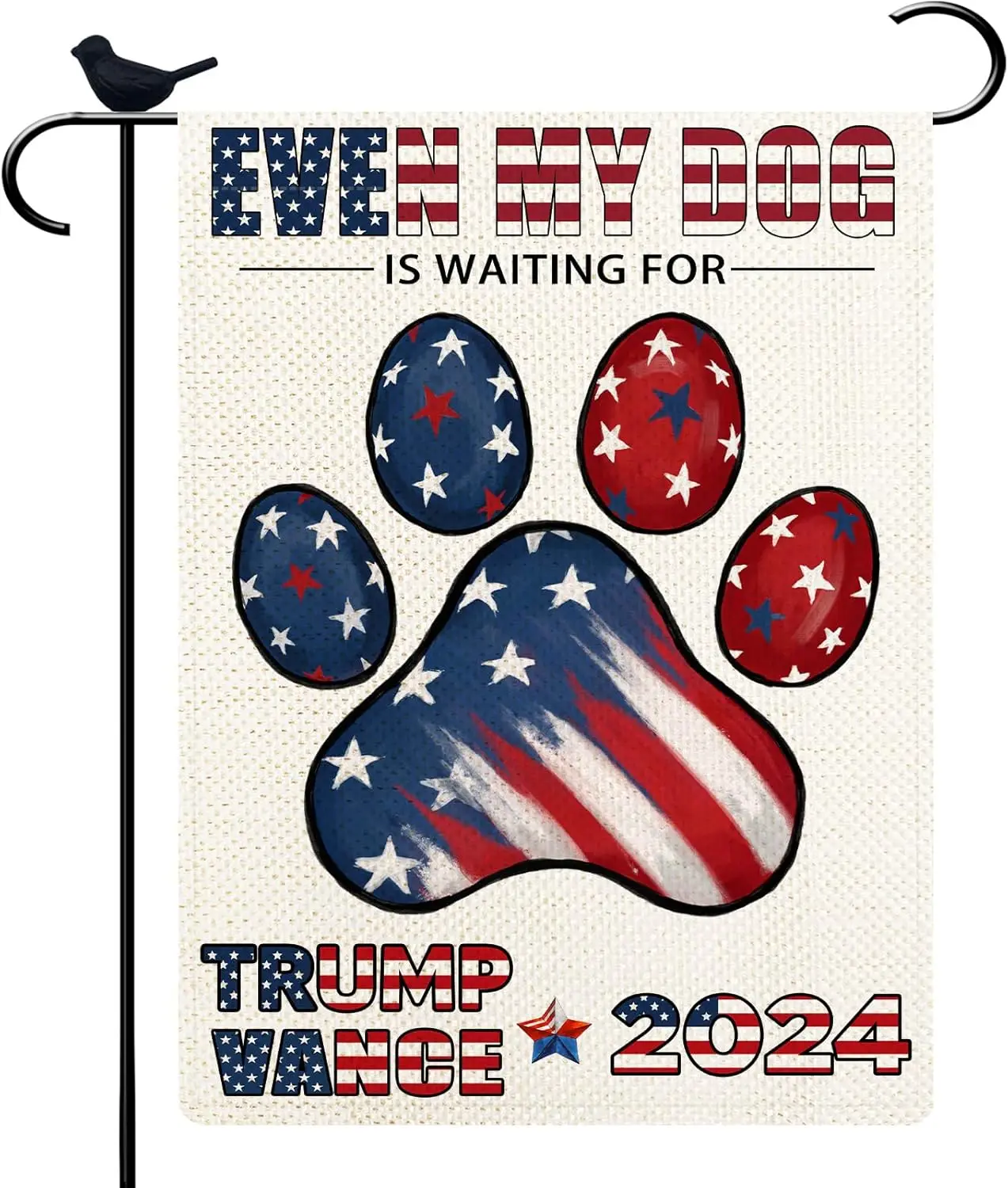 Trump Vance 2024 Flags Trump Vance 2024 Small Garden Flags 12x18 Double Sided Banner Outdoor Indoor Decorative Small Yard Flag