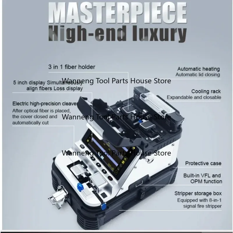 

AI-20 Fusion Machine Signal fire ai20 six Motors 6S Multi-language Automatic Optical Fiber Fusion Splicer