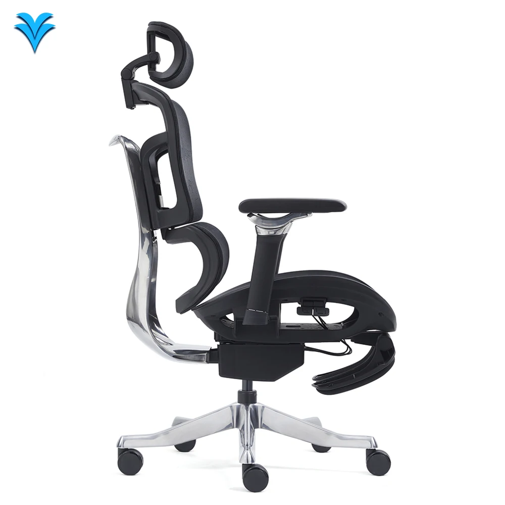 Heavy Duty 6D Armrests High Back Swivel Computer Chair Mesh Gaming Chair Ergonomic Mesh Office Chair with Footrest